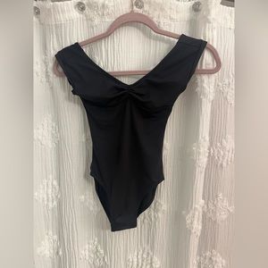 Gaynor minden Black leotard